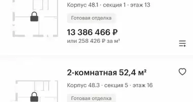 2 room apartment in Kommunarka, Russia