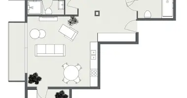 5 room apartment in Klaipėda, Lithuania