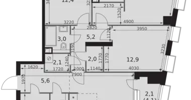 Appartement 4 chambres dans Moscou, Russie