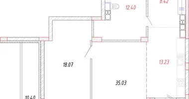 Appartement 2 chambres dans Minsk, Bélarus