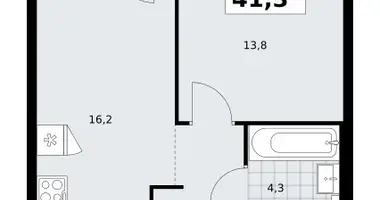 Apartamento 1 habitación en Troitsk, Rusia
