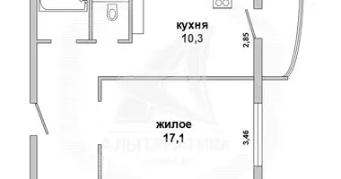 Apartamento 1 habitación en Muchaviecki sielski Saviet, Belarús