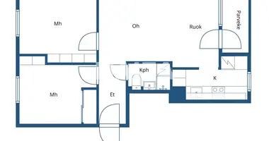 Mieszkanie 3 pokoi w Helsinki sub region, Finlandia