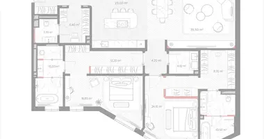2 room apartment in Moscow, Russia