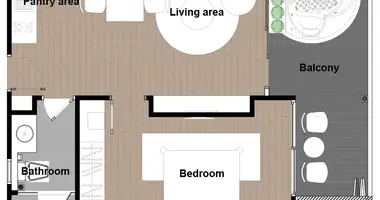 Appartement 1 chambre dans Rawai, Thaïlande