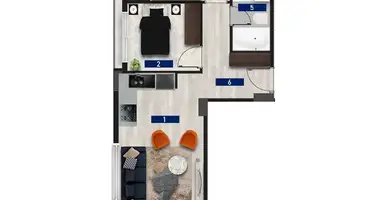Appartement 3 chambres dans Alanya, Turquie