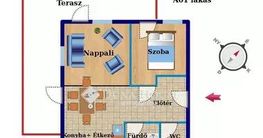 Apartment 1 bathroom in Fejér, Hungary