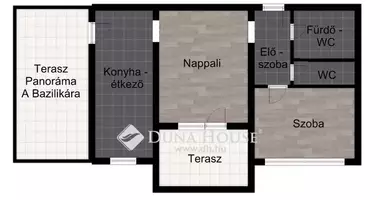 Apartment 1 bathroom in Komárom-Esztergom, Hungary