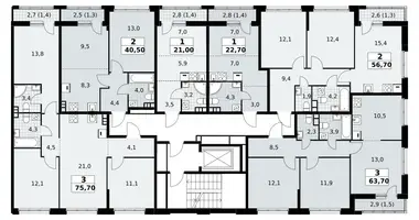 Квартира 1 комната в район Внуково, Россия