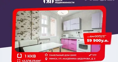 1 room apartment in Minsk, Belarus
