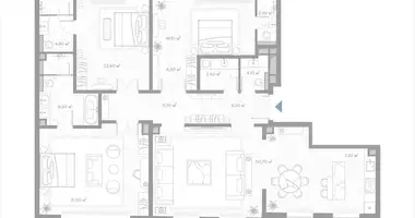 Apartamento 2 habitaciones en Moscú, Rusia