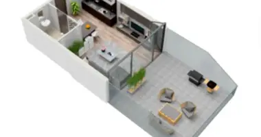 Kawalerka 1 pokój w Batumi, Gruzja