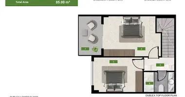 Appartement 2 chambres dans Oba, Turquie