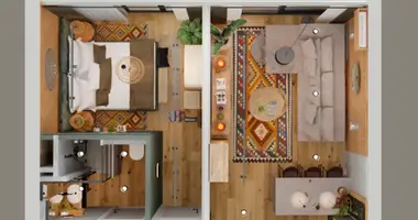 1 bedroom apartment in Tbilisi, Georgia