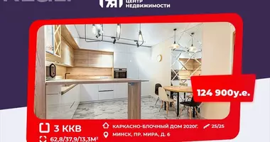 2 room apartment in Partyzanski District, Belarus