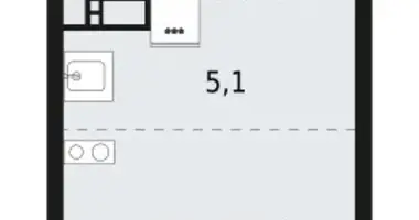 Квартира 1 комната в Всеволожск, Россия