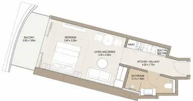 Studio apartment in Dubai, United Arab Emirates