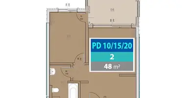Appartement 2 chambres dans Provodina, Monténégro