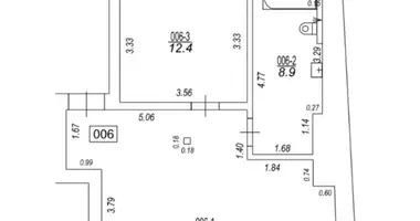 Apartamento 2 habitaciones en Riga, Letonia