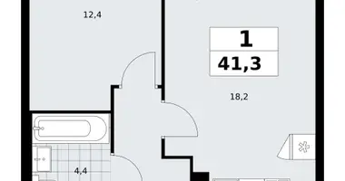 Квартира 1 комната в район Коммунарка, Россия