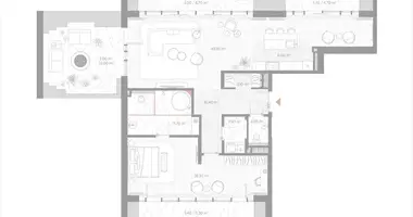 Wohnung 1 zimmer in Moskau, Russland