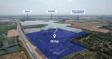 Участок земли в Sangkat Cheung Aek, Камбоджа