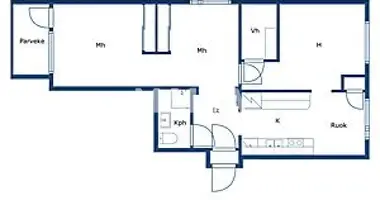 Wohnung 2 zimmer in Kouvola sub region, Finnland