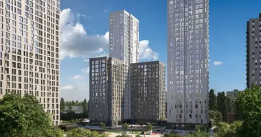 Apartamento 2 habitaciones en Moscú, Rusia