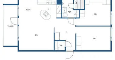 2 bedroom apartment in Lieto, Finland