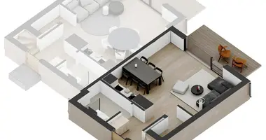 Wohnung 3 zimmer in Bialystok County, Polen