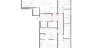 Appartement 3 chambres dans Moscou, Russie