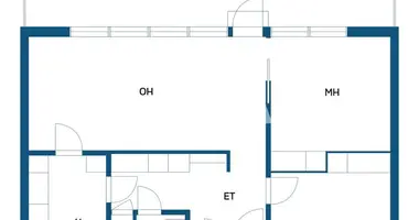 Appartement 2 chambres dans Kotka Hamina sub region, Finlande