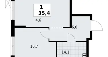 Appartement 1 chambre dans Krasnoye Selo, Russie