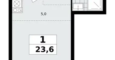 Appartement 1 chambre dans Kommunarka, Russie