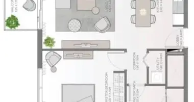 Apartamento 2 habitaciones en Dubái, Emiratos Árabes Unidos