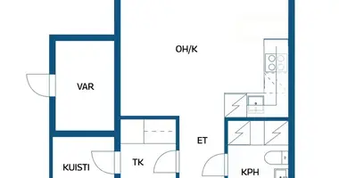 Wohnung 2 zimmer in Jarvenpaa, Finnland