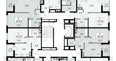 Appartement 3 chambres dans Krasnoye Selo, Russie