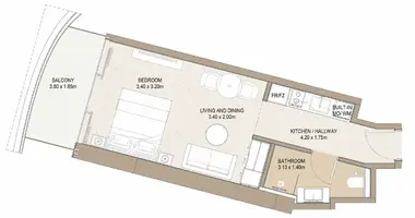 Studio apartment in Dubai, United Arab Emirates