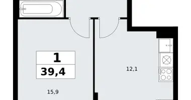 Квартира 1 комната в район Коммунарка, Россия