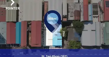 Działka w Sangkat Teuk Lak Ti Pir, Kambodża