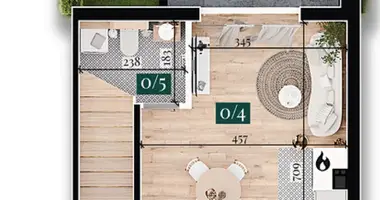 Mieszkanie 4 pokoi w Klepacze, Polska