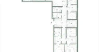 Квартира 3 комнаты в Москва, Россия