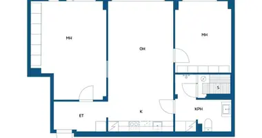 2 bedroom apartment in Tampere sub-region, Finland