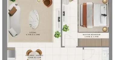 1 bedroom apartment in Dubai, United Arab Emirates