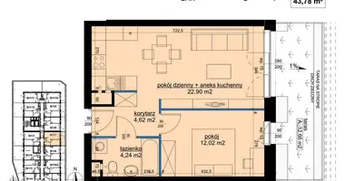 Appartement 1 chambre dans Poznan, Pologne