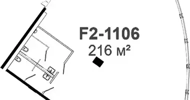 Büro 216 m² in Moskau, Russland