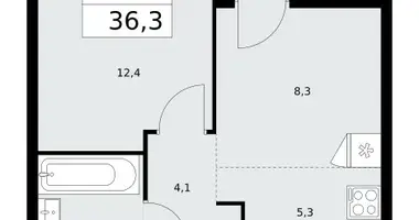 Квартира 2 комнаты в район Коммунарка, Россия