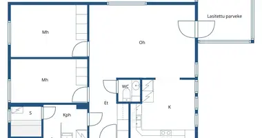Mieszkanie 3 pokoi w Helsinki sub region, Finlandia