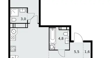 Appartement 3 chambres dans Kommunarka, Russie