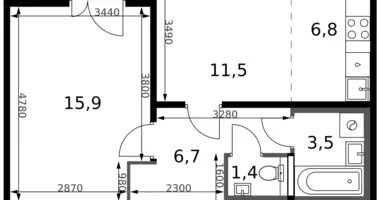 Квартира 2 комнаты в Ленинский городской округ, Россия